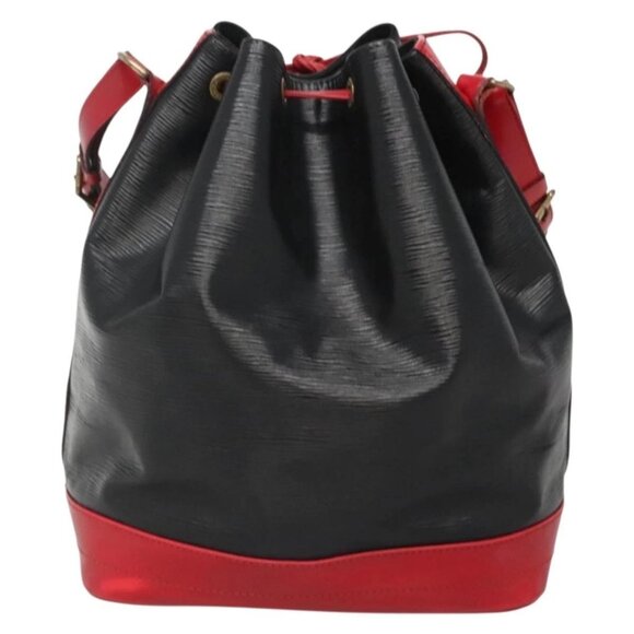 LOUIS VUITTON Epi Noe Shoulder Bag Bicolor Black Red M44017 LV Auth gh522 - Picture 3 of 16